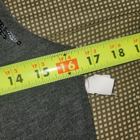 SUGAR & SPICE Dark Gray Bodycon Stretch Dress SZ L - Picture 11 of 15